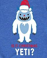 Hybrid Big Boys Is It Christmas Yeti Graphic Tee