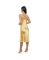 Bebe Women's Satin Midi Slip Dress
