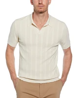 Perry Ellis Men's Johnny Collar Stripe Polo Shirt