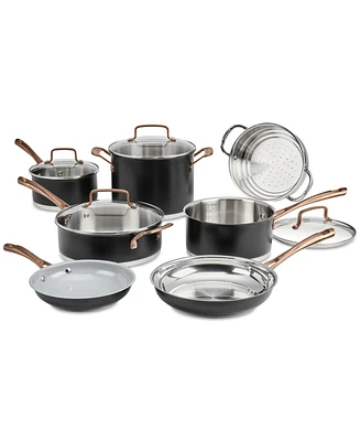 Cuisinart Matte Black Elegance 11-Pc. Cookware Set