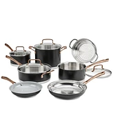 Cuisinart Matte Black Elegance 11-Pc. Cookware Set