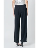 Grey Lab Women's Wide Leg Trousers