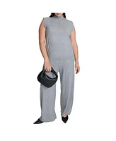 Eloquii Plus Elements Knit Wide Leg Sweater Pant