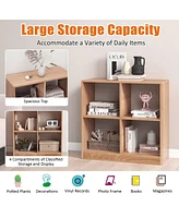 Gouun 4-Cube Kids Bookcase with Open Shelves