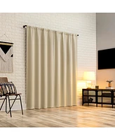 Sun Zero Bergen Theater Grade Extreme 100% Blackout Rod Pocket Curtain Panel