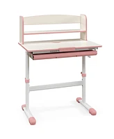 Gouun Height Adjustable Kids Study Desk with Tilt Desktop