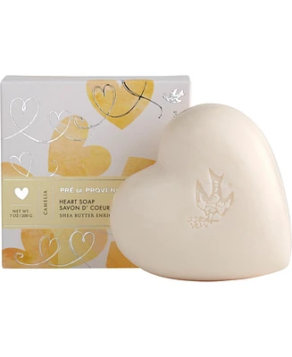 European Soaps Pre de Provence Heart Gift Box, 200 Gram, Camelia