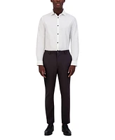 Karl Lagerfeld Paris Men's Slim-Fit Small Square Jacquard Dress Shirt