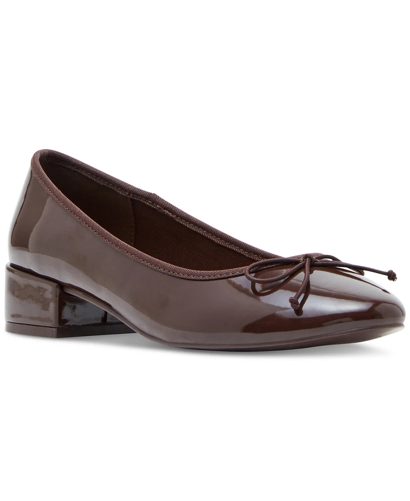 Madden Girl Twirley Block-Heel Ballet Flats