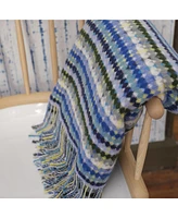 Designers Guild Marano Cobalt Wool Throw