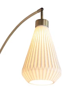 Nova of California Concord 85" 3 Light Switch Arc Floor Lamp