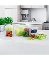 Sorbus 12 Piece Airtight Containers With Snap-on Lids- Bpa Free - For Kitchen, Pantry, Food Storage