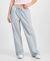 Self Esteem Juniors' Seersucker Drawstring Lounge Pants