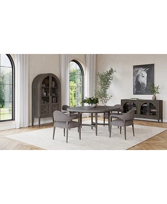 Griffith 5 Pc. Round Dining Set (Table & 4 Arm Chairs), Created for Macy's