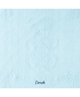 Lands' End Scottish Lace Bear Baby Blanket