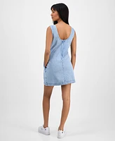 Calvin Klein Jeans Women's Sleeveless Denim Shift Dress