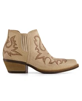 Forastero Western Style Women's Leather Booties By