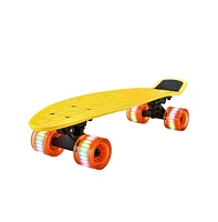 Hurtle 6'' Pp Deck Skateboard, Mini Cruiser Skateboard for Kids, Teens, and Adults