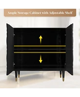 Boyel Living 2 Door Locker Accent Cabinet