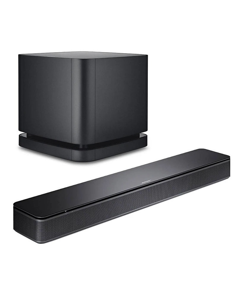 Bose Tv Speaker with Bluetooth and Hdmi-arc with Bass Module 500 Wireless Subwoofer