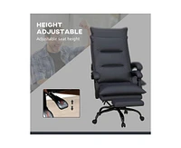 Slickblue Double Padded Executive Massage Heated Office Chair Comfort & Relaxation
