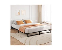 gaomon 6 Inch Queen Bed, Metal Platform Bed Frame with Steel Slats Support, Mattress Foundation, Easy Assembly