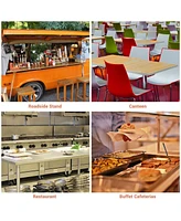 WeChef Electric Strip Heater 2 Pack Portable 36" 1000W Commercial Food Warmer Heating Lamp for Fry Chicken