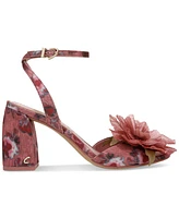 Circus Ny by Sam Edelman Aria Flower Two-Piece Block-Heel Dress Sandals