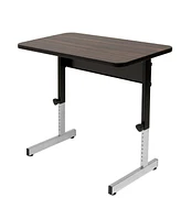 Slickblue Stand Up Desk Adjustable Height Sitting or Standing Writing Computer Laptop Table Desk