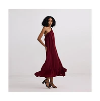 Reistor Women's One-shoulder Midi dress