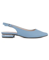 Jones New York Women's Quilsa Pointed Toe Slingback Flats