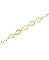 Effy Collection Diamond Teardrop Link Bracelet (1-3/8 ct. t.w.) in 14k Gold