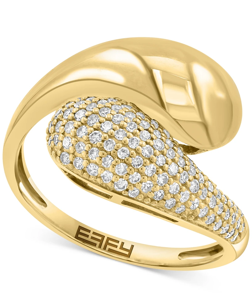 Effy Collection Diamond Bypass Ring (1/3 ct. t.w.) in 14k Gold