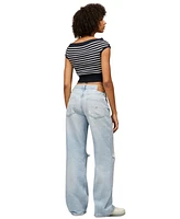 Tommy Jeans Women's Mia Mid-Rise Relaxed Straight
