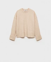 Mango Women's Rolled-Up Sleeves Sweater