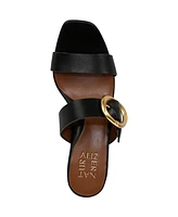Naturalizer Women's Ida Square Open Toe Slide Dress Sandals