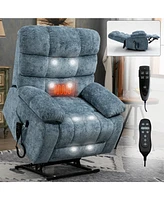 Mondawe Lift Recliner Chair Heat Massage Dual Motor Infinite