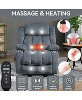 Mondawe Chenille Power Lift Recliner Chair