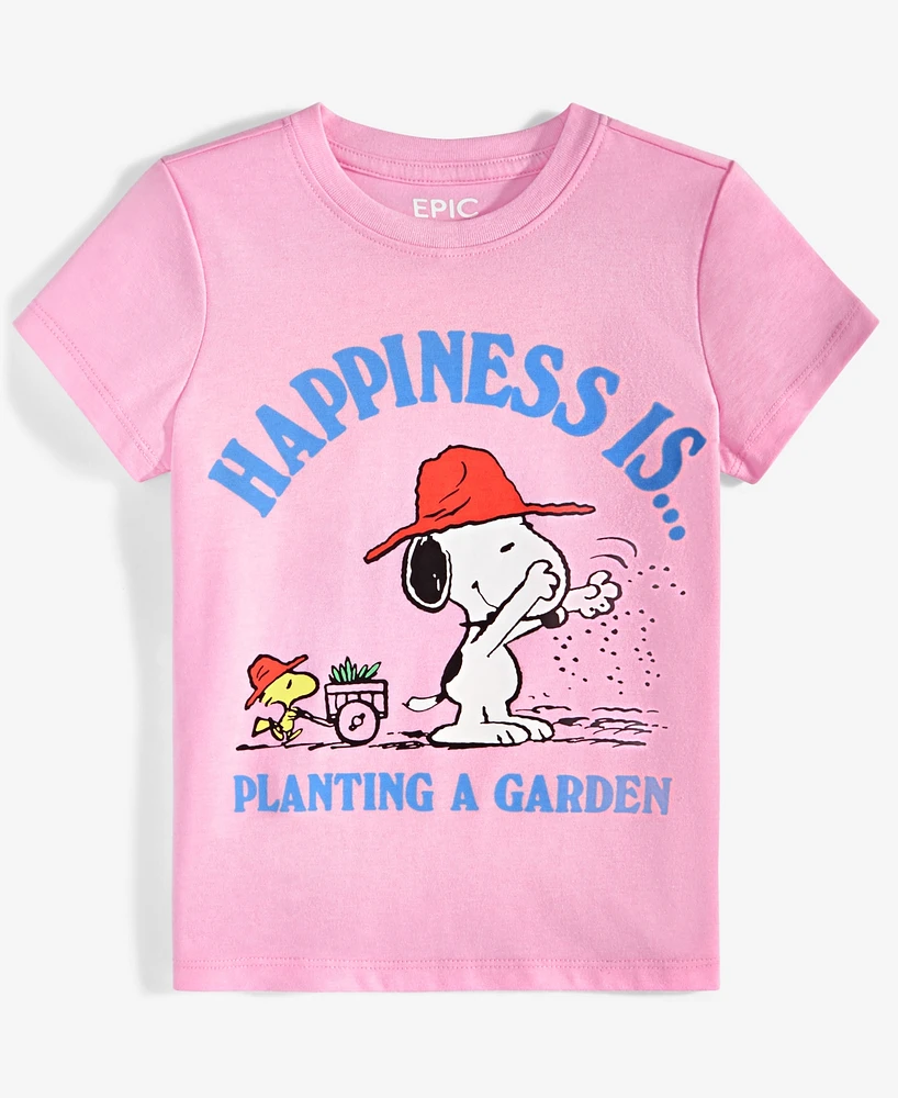 Epic Threads Toddler Girl Snoopy Garden Graphic T-Shirt, Exclusively at Macy's