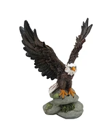 Fc Design "2-pc Gift Set" 9.75"H Eagle Flying up Figurine Statue Ornament Home Room Office Decor and Perfect Gift Ideas for Housewarming, Holidays and