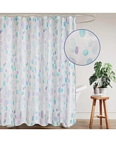 Awesome Home Watercolor Painter Dots Texture Shower Curtain, 72"X72"