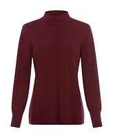 Olsen Women's Long Sleeve Mock Neck Sweater