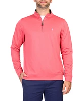 Tailorbyrd Men's Modal Quarter Zip w/Contrast Trim