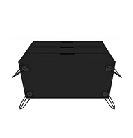 Slickblue Modern Scandinavian Style Bedroom 3-Drawer Dresser in Wood Finish