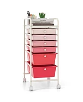 Gouun 6 Drawers Rolling Storage Cart Organizer