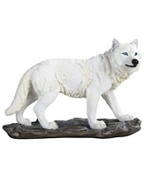 Fc Design "2-pc Gift Set" 8"W Snow Wolf Figurine Statue Ornament Home Room Office Decor and Perfect Gift Ideas for Housewarming, Holidays and Birthday