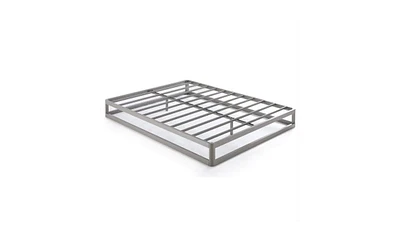 Slickblue King size Modern Low Profile Heavy Duty Metal Platform Bed Frame