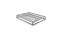 Slickblue King size Modern Low Profile Heavy Duty Metal Platform Bed Frame