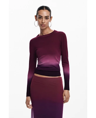 Desigual Women's Gradient lightweight sweater