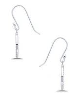 Macy's Oxidized Beaded Open Circle Fish-Hook Earrings